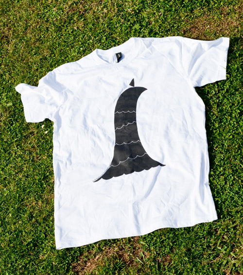 tshirt design illustration with windsurfing wave