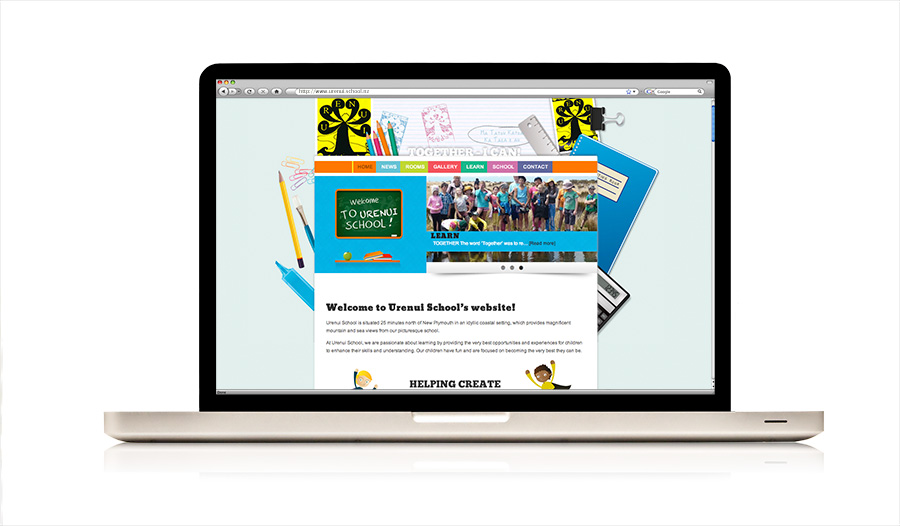 website designed for taranaki school
